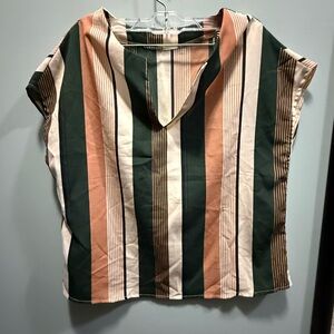Striped Multicolor Women's Top XS